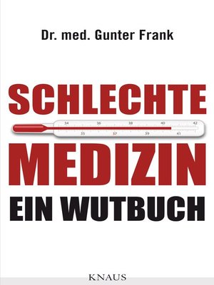 cover image of Schlechte Medizin